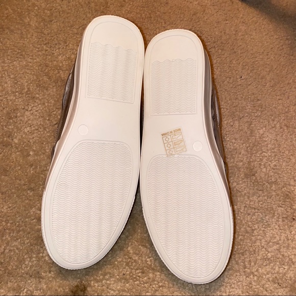 Marble Faux Patent Leather Slip On Sneakers - Picture 3 of 3